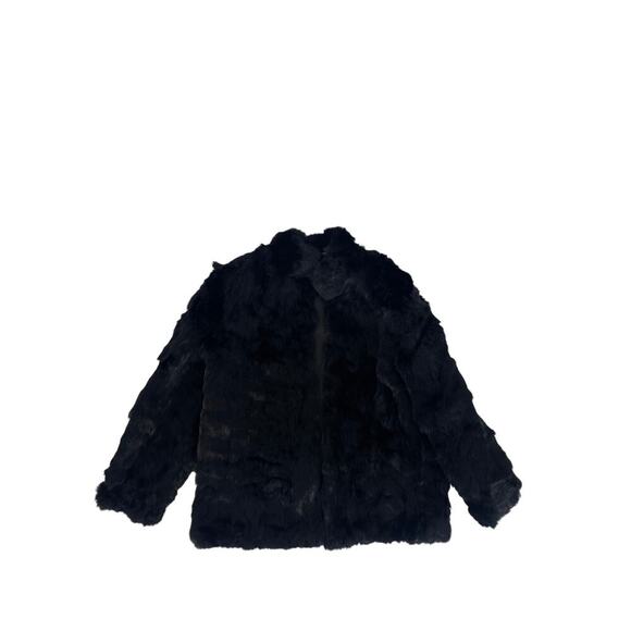 Somerset Furs Real Rabbit Fur Coat - Picture 5 of 10
